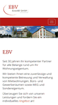 Mobile Screenshot of ebv-hv.de