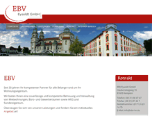 Tablet Screenshot of ebv-hv.de